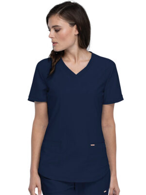 Alternative view of Cherokee Ladies V-neck Top
