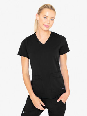 Alternative view of Grey's Anatomy 4 Pocket V-Neck Top