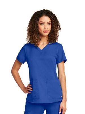 2 Pocket V-Neck Scrub Top